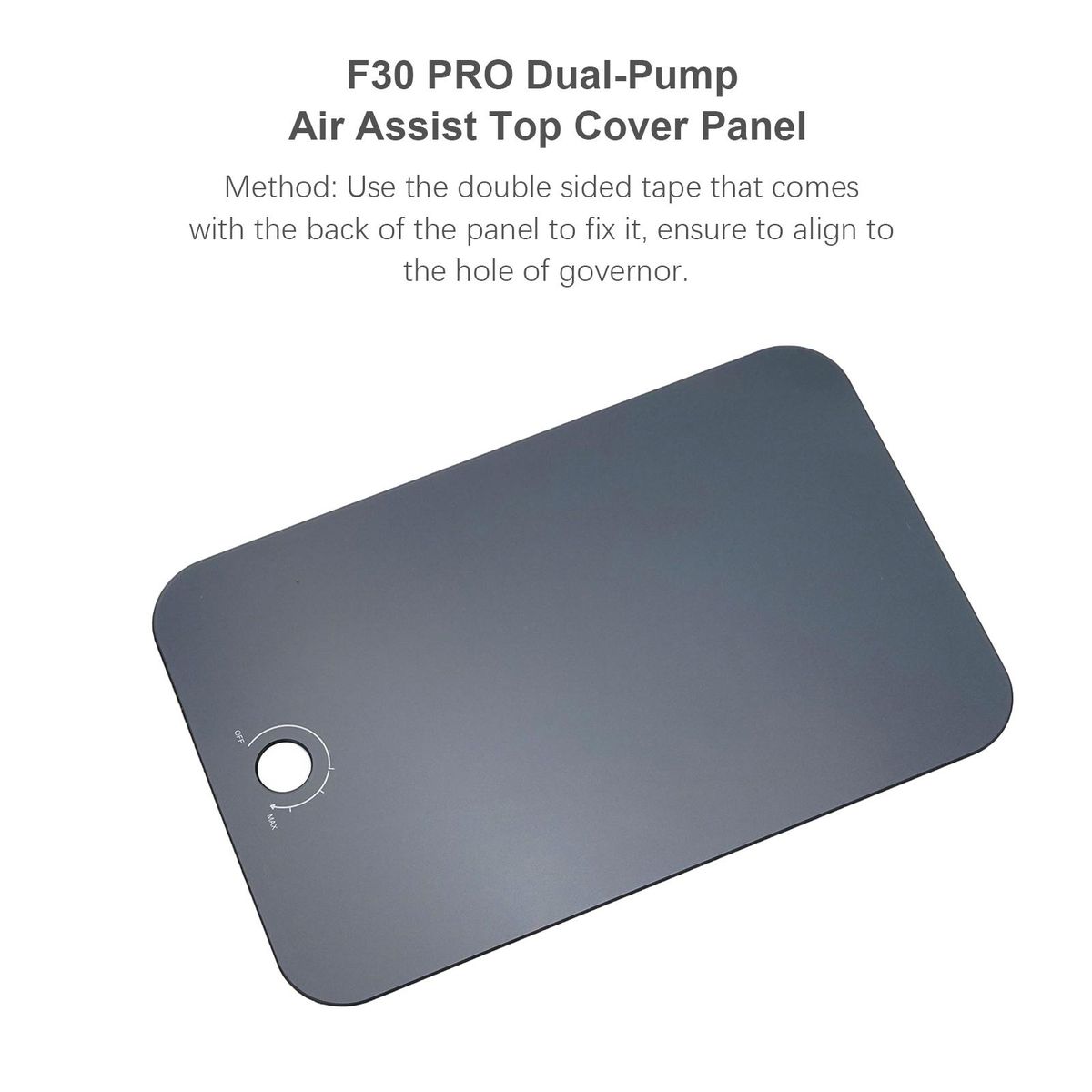 ATOMSTACK F30 PRO Dual-Pump Air Assist Top Cover Panel Replacement Acrylic Plate