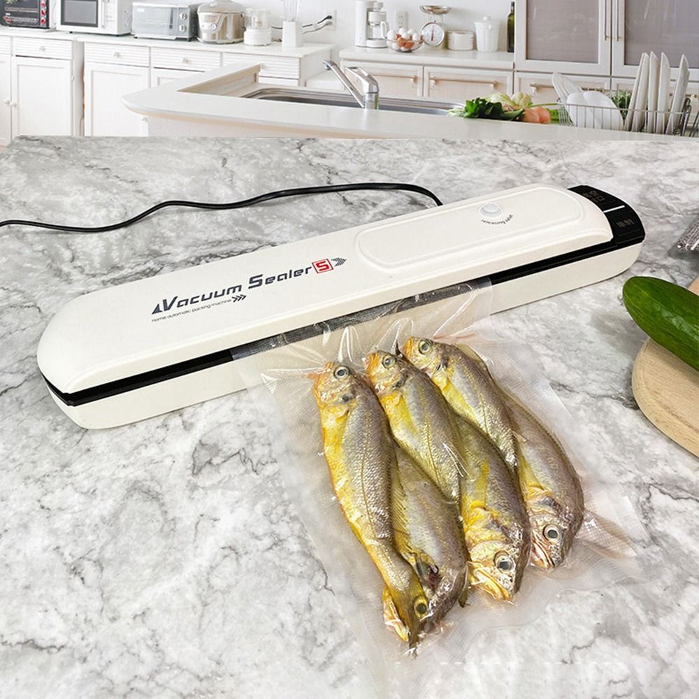 US Plug Vacuum Sealer Automatic Food Sealer Machine For Dry