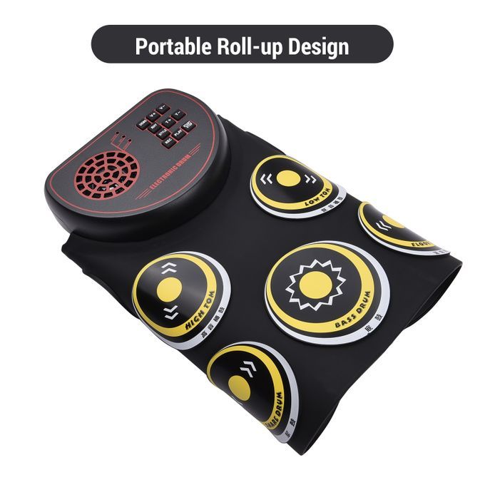 Muslady Portable Roll-up Electronic Drum Pad Silicon