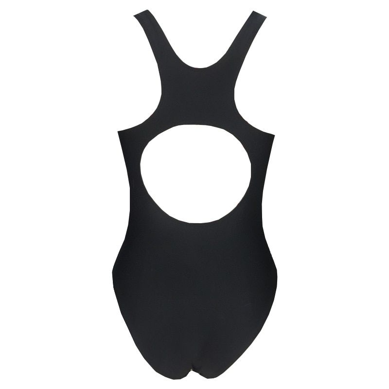Patchwork One Piece Raceback Swimwear Women Racing Training Sports Athletic One Piece Bikini Slim Swimsuit Monokini Mujer Picture Color
