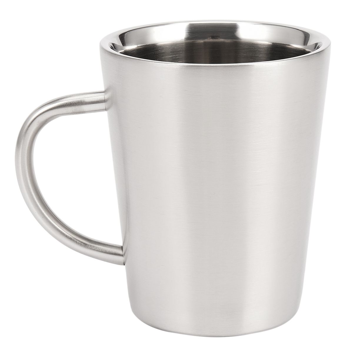 340 Ml Stainless Steel Copper Plated Coffee Cup Double