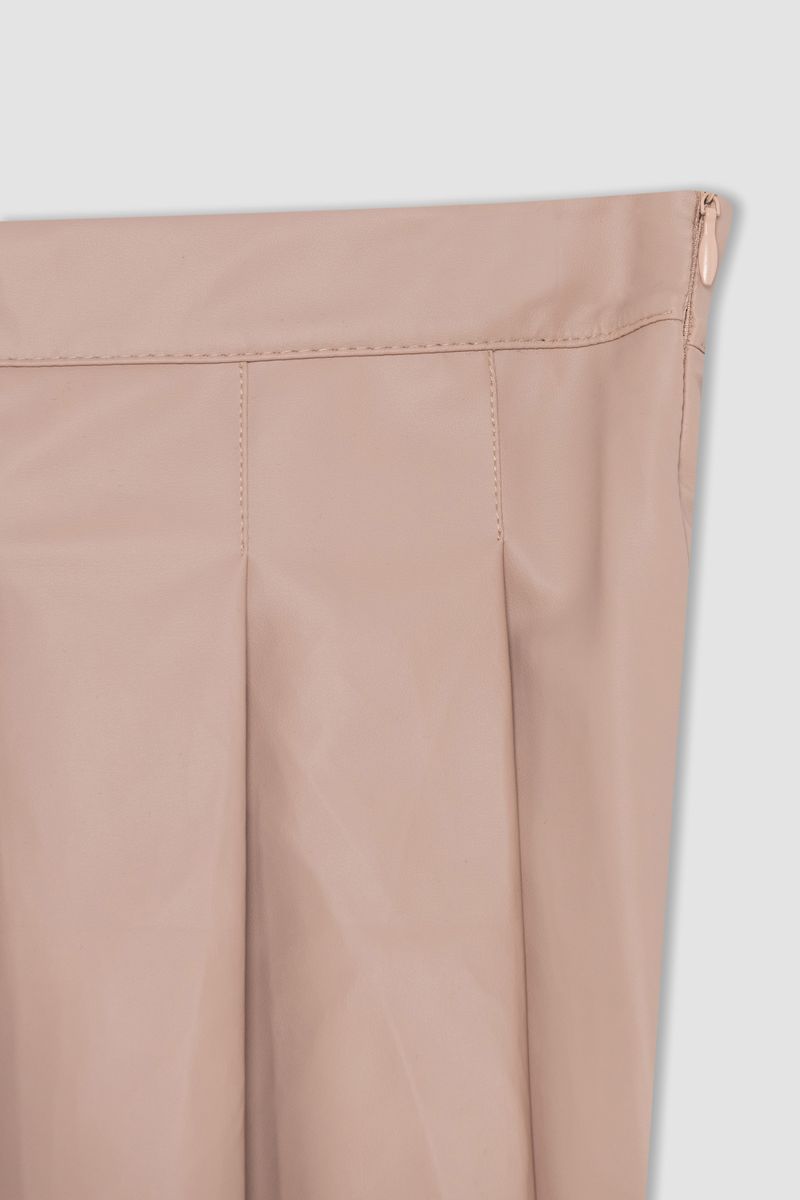 Girl Regular Fit Knitted Skirt -Pink