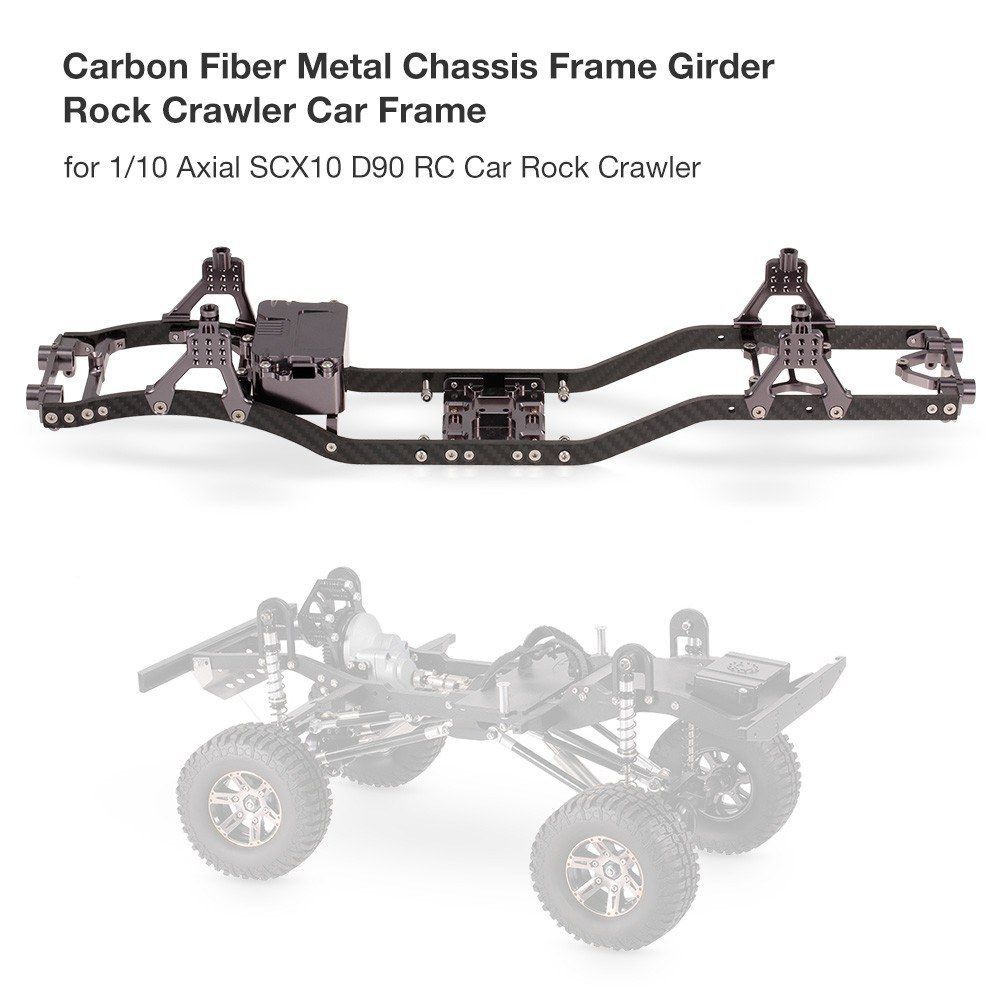 Carbon Fiber And Metal Chassis Frame Girder RC Car Frame For