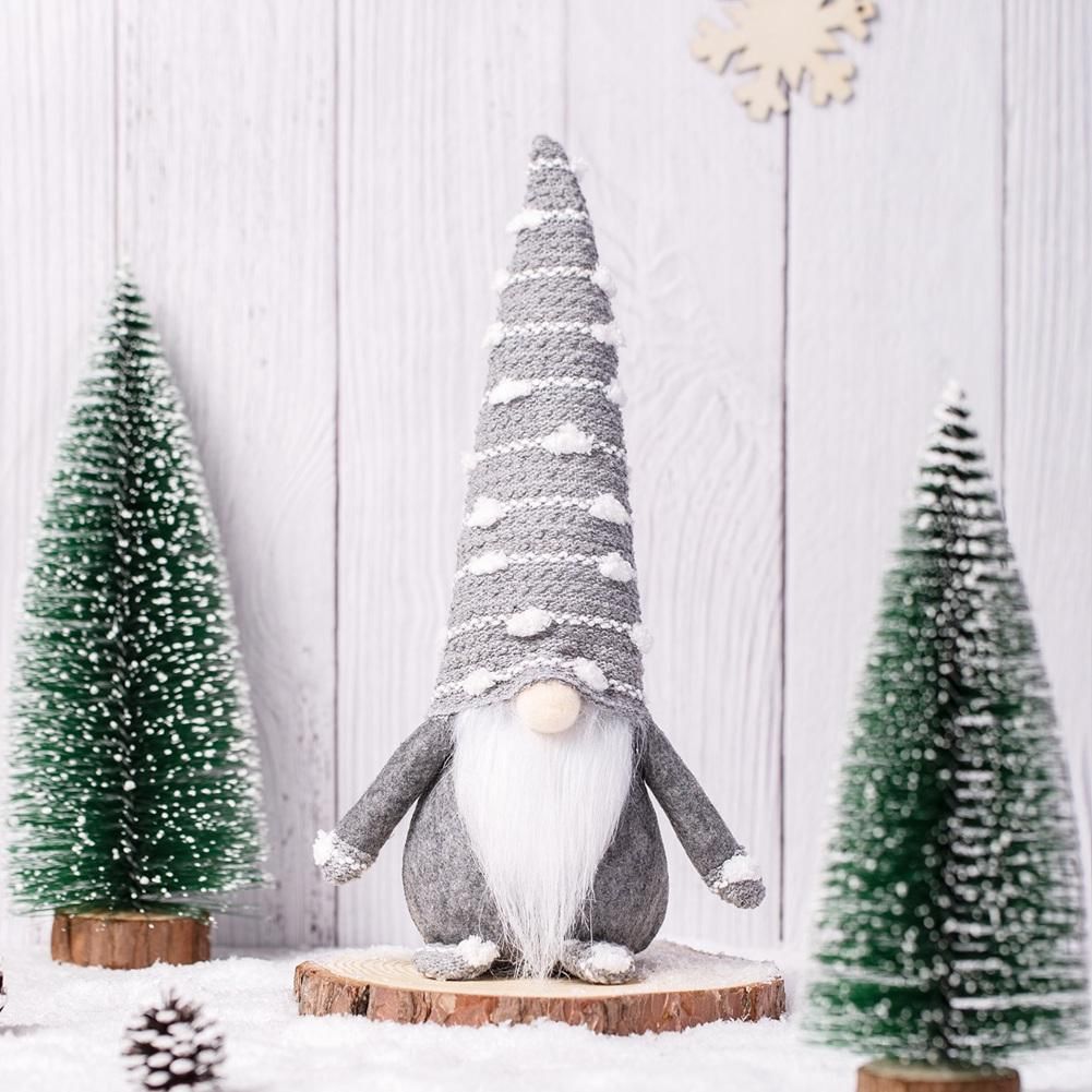 Christmas Decoration Faceless Doll Doll Nordic Wind Elf Dwarf Home Lovely Decoration Perfect Gift for Holidays Pink