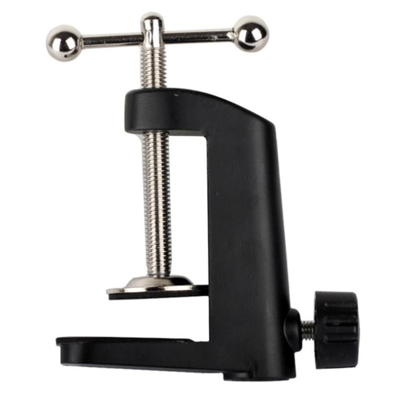 Heavy-Duty Metal Table Mounting Clamp for Microphone