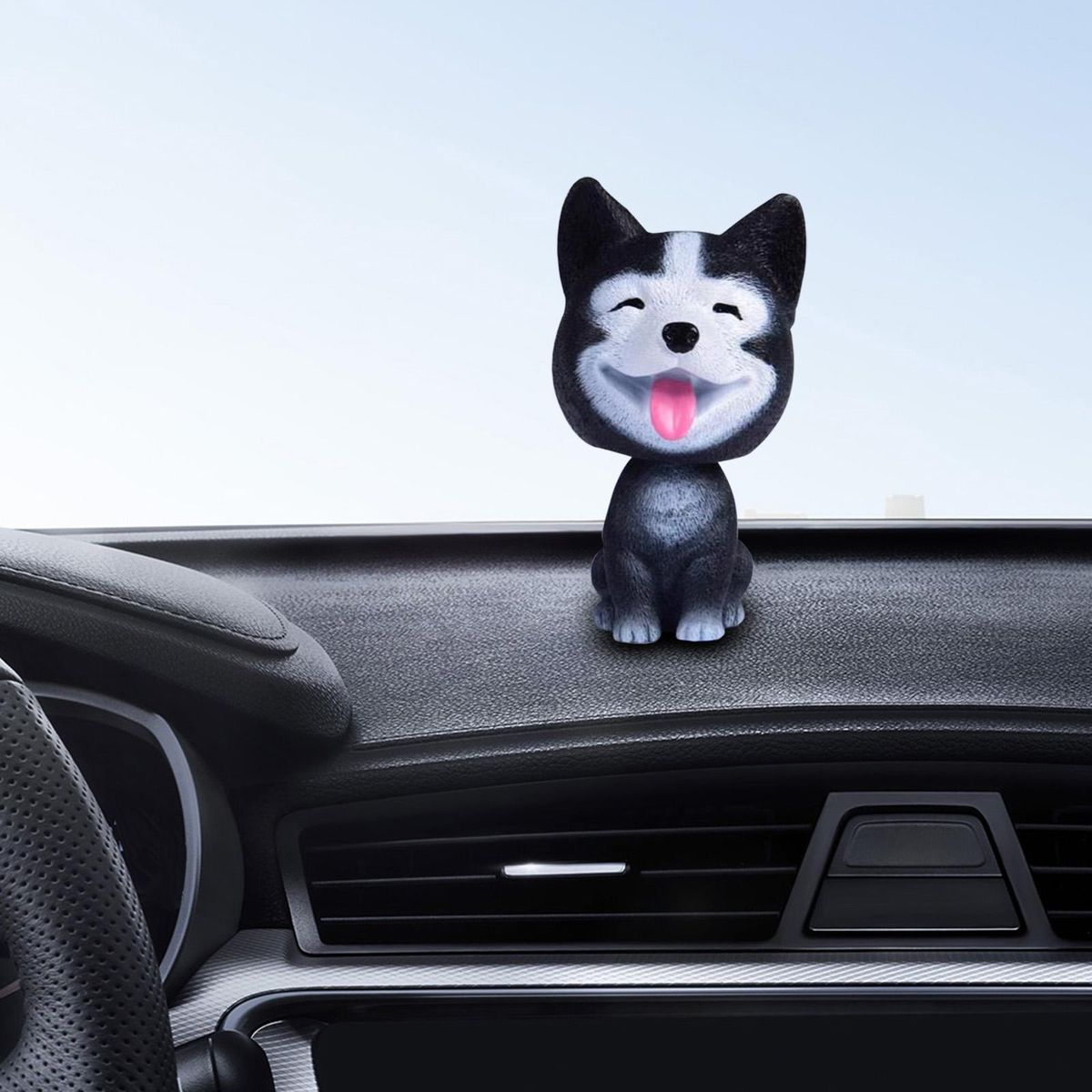 Car Shaking Head Dog Ornament For Desktop Home Style B