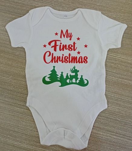 My First Christmas Boy & Girl Outfit Bodysuit
