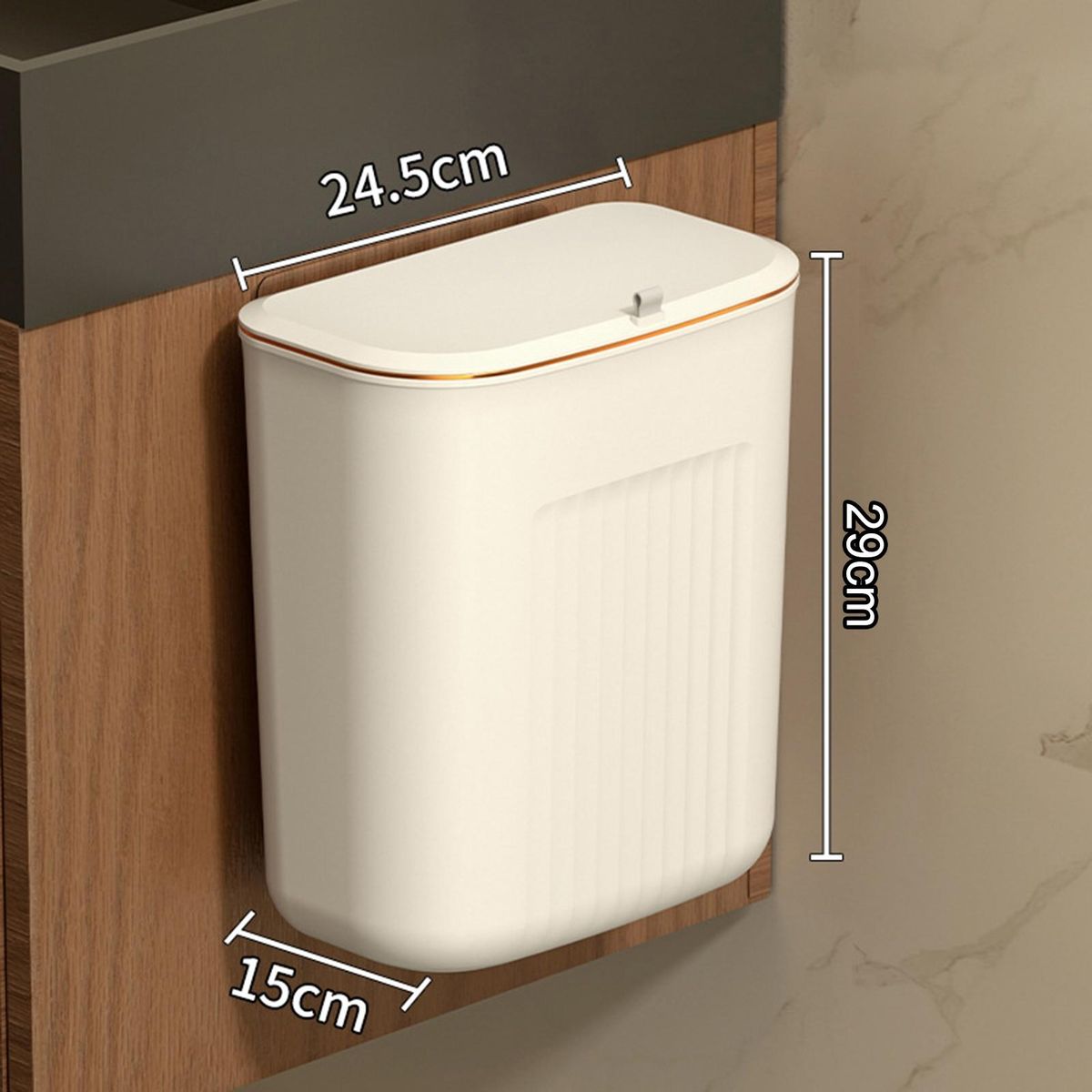 Storage Basket Bathroom Shower Laundry Storage Basket Ivory