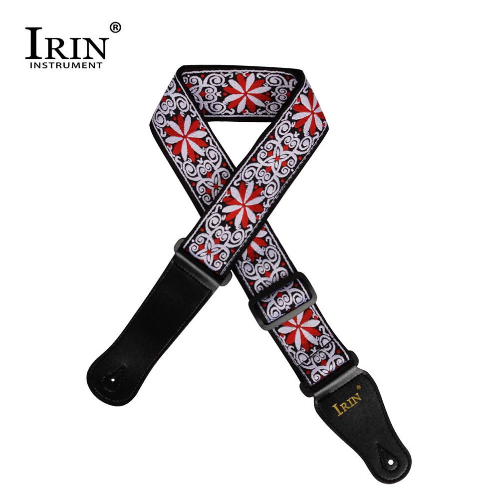 GS-02 Adjustable Embroidery Guitar Straps For Acoustic