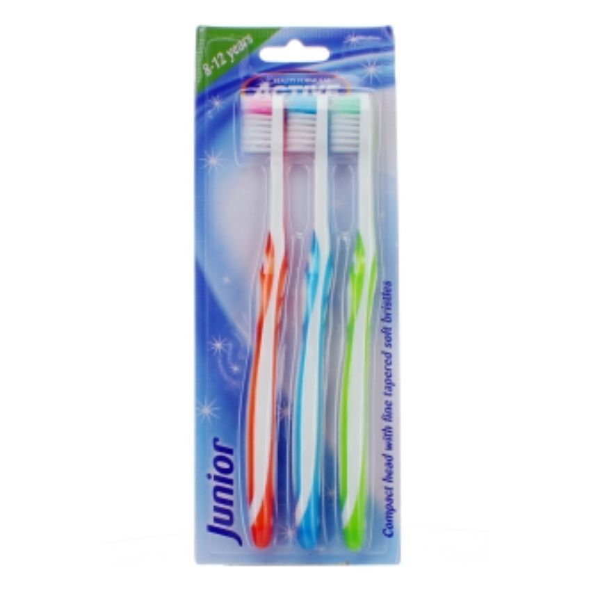Junior Toothbrush 8 - 12 years 3 pack