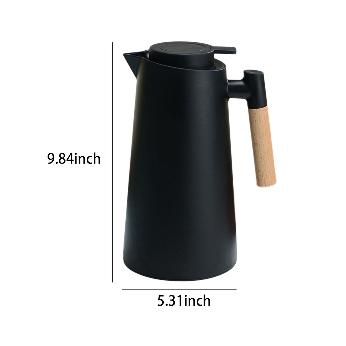 1L Thermal Coffee Carafe Double Walled Vacuum Coffee Pot