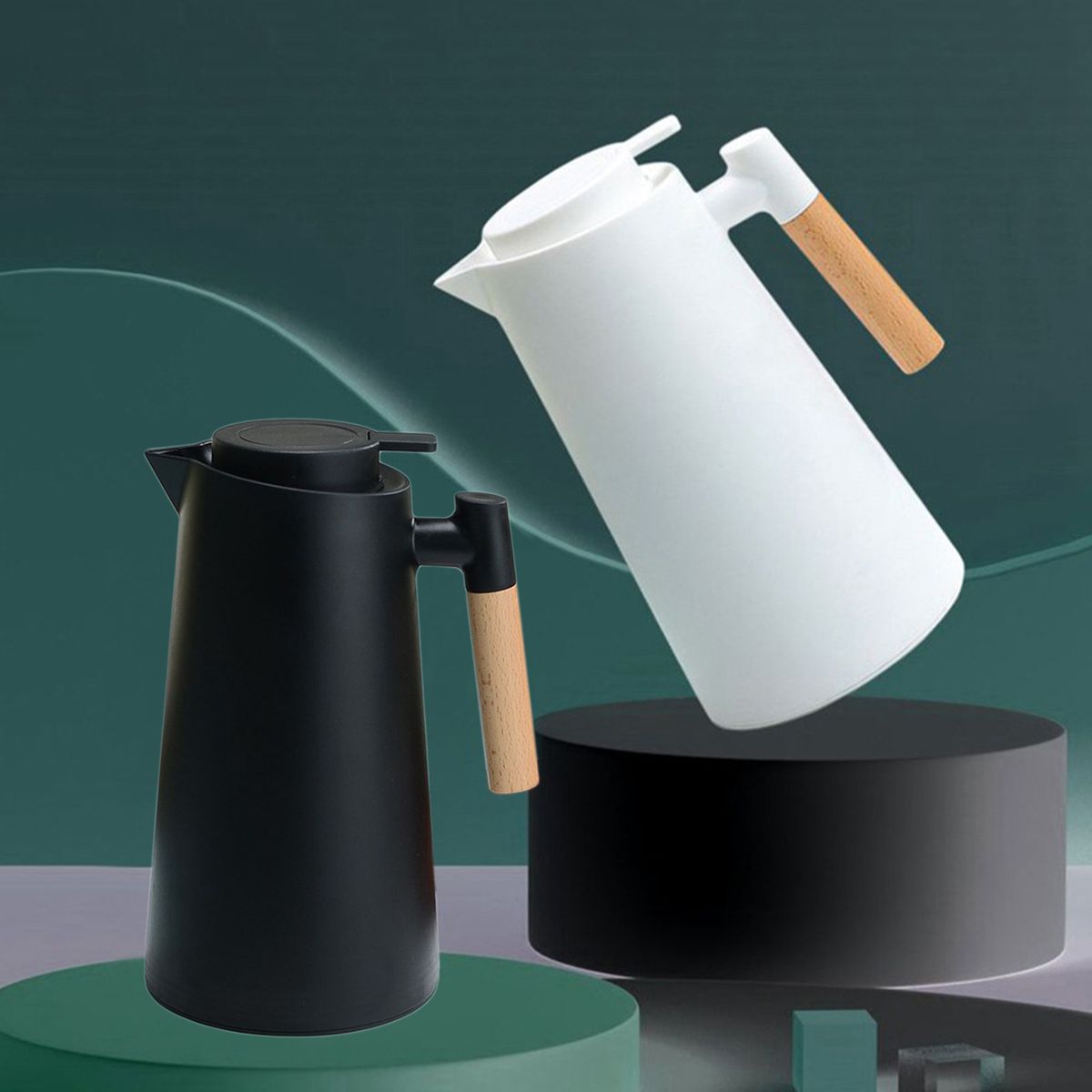 1L Thermal Coffee Carafe Double Walled Vacuum Coffee Pot