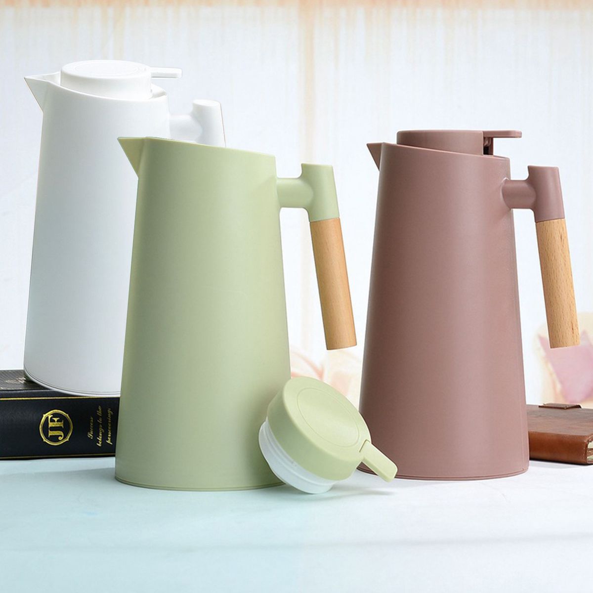 1L Thermal Coffee Carafe Double Walled Vacuum Coffee Pot