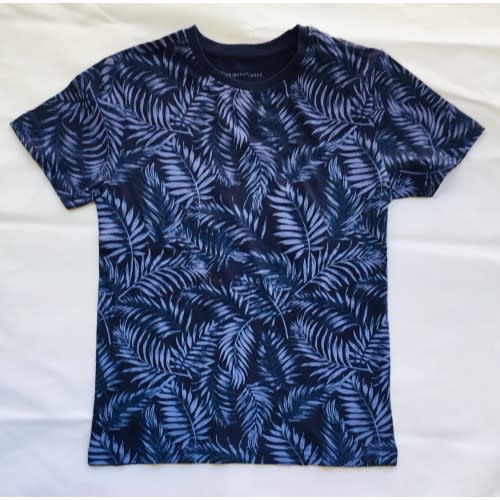Boys  Top -  Palm Print - Royal Blue