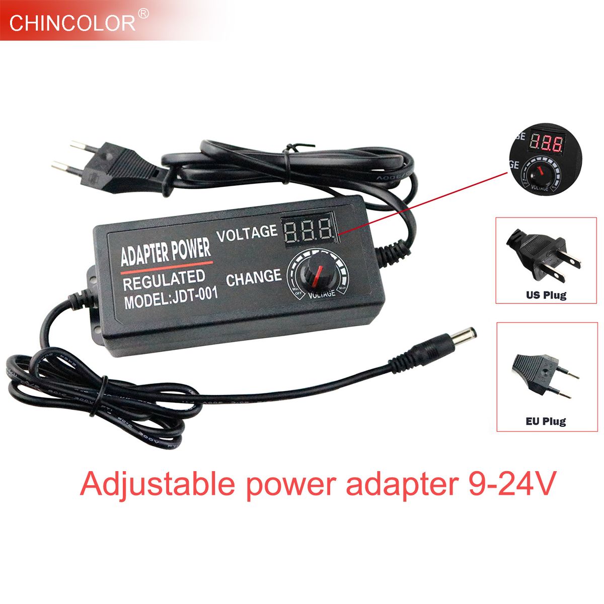 AC DC Power Adapter Supply Switching Converter 9V - 24V 3A