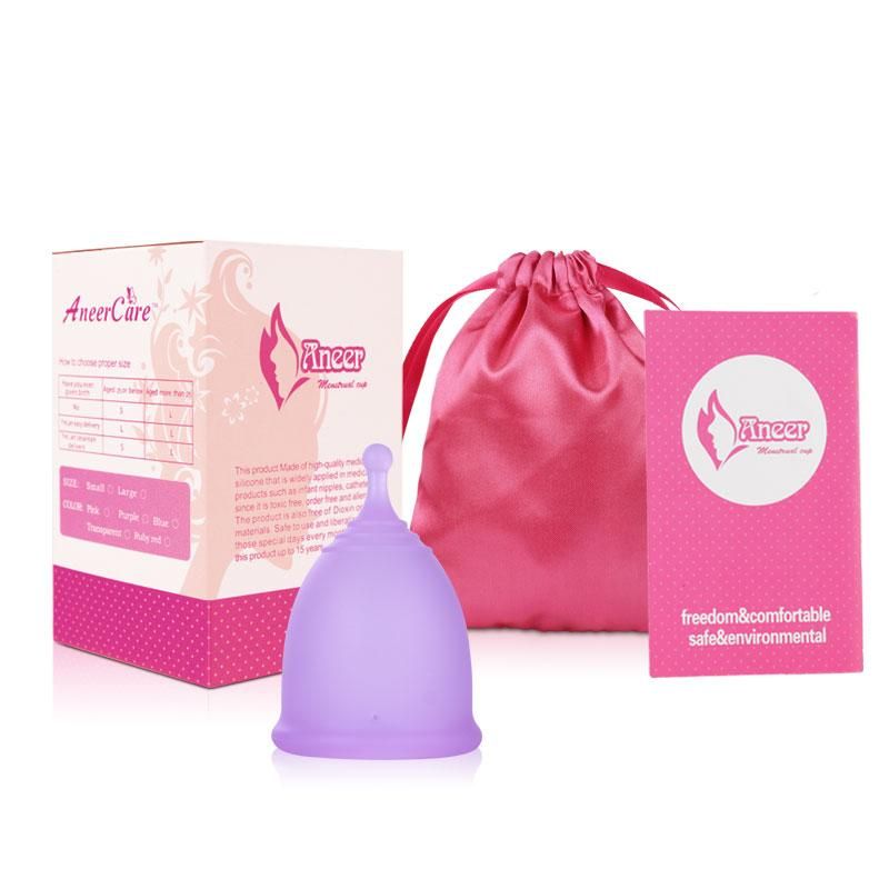 Moon Cup Women's physiology leak-proof big aunt cup Swimmable monthly cup