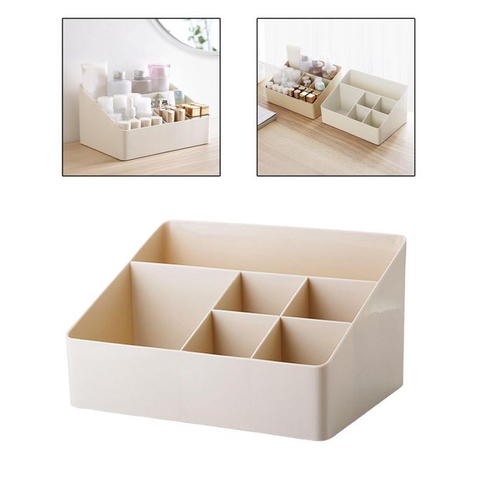 Girl Dresser Box Home Vanity Organizers Skincare Apricot Color