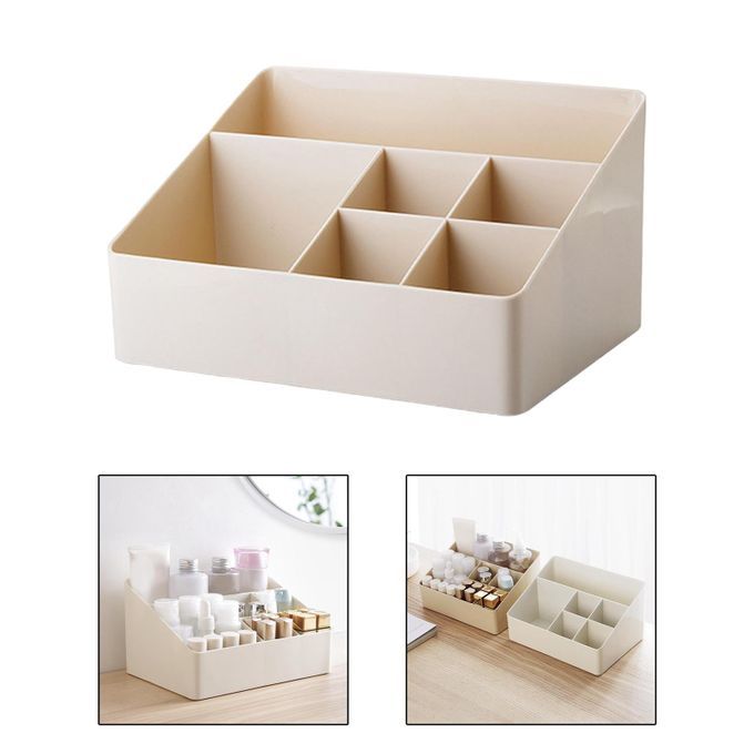 Girl Dresser Box Home Vanity Organizers Skincare Apricot Color