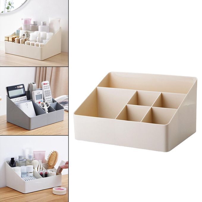 Girl Dresser Box Home Vanity Organizers Skincare Apricot Color