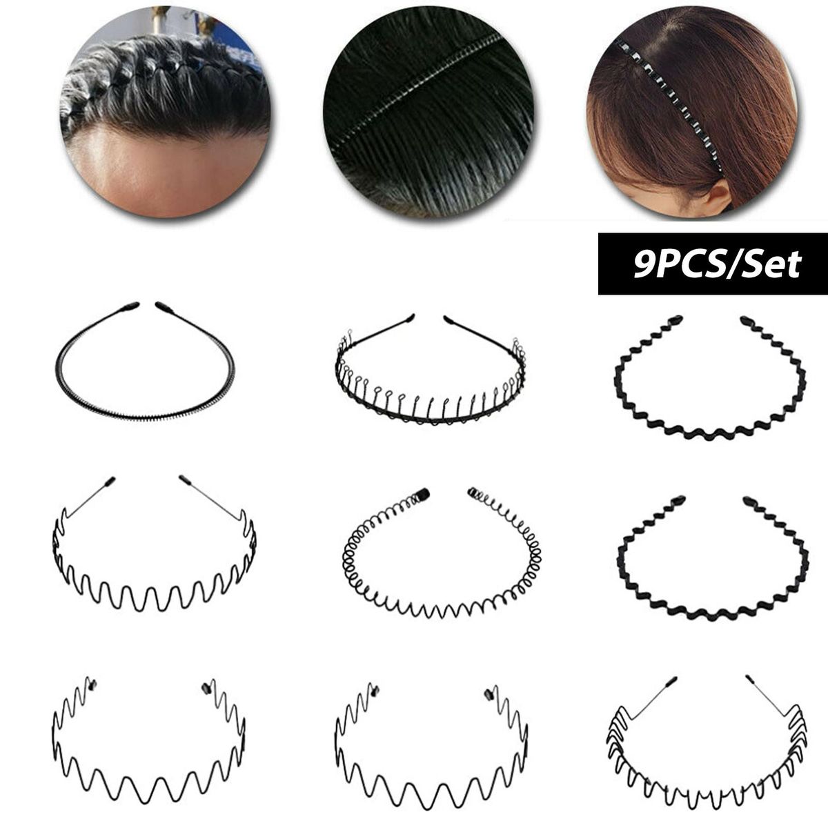 Hair HoopsHairbands for Women & Men Hair Styling Accessories