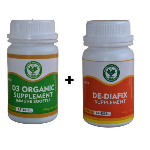 D3 ORGANIC AND DE-DIAFIX  Perfect Combo (FOR DIABETES CARE)