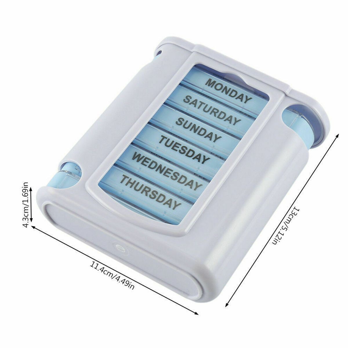 7 Day Week Pill Box Organizer Tablet Holder Medicine Tablet
