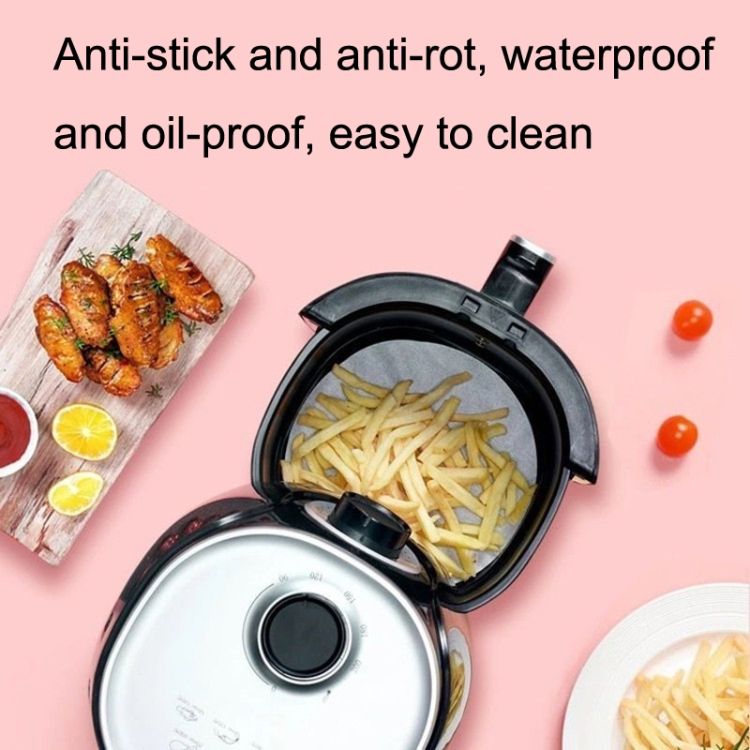 Baking Mat 3 Sets Grilled Meat Paper, Style: Round With Hole (16cm)
