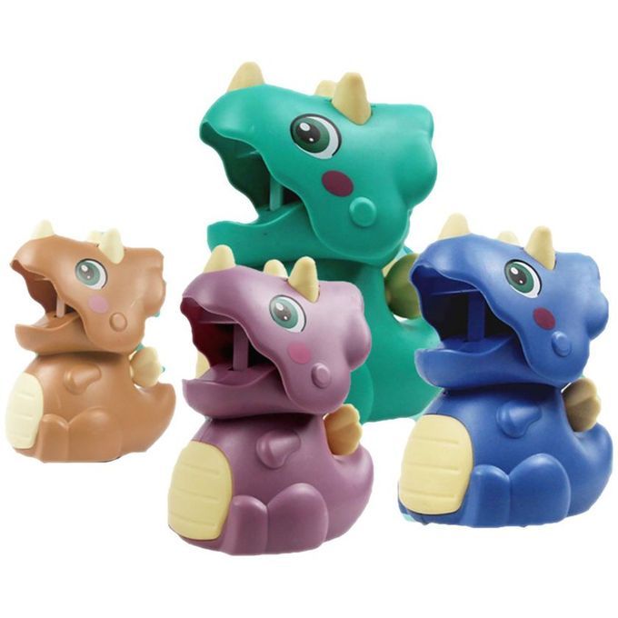 Artoon Press Dinosaur Hildren's Gifts For Kids Tri Eratops Shape Toy-