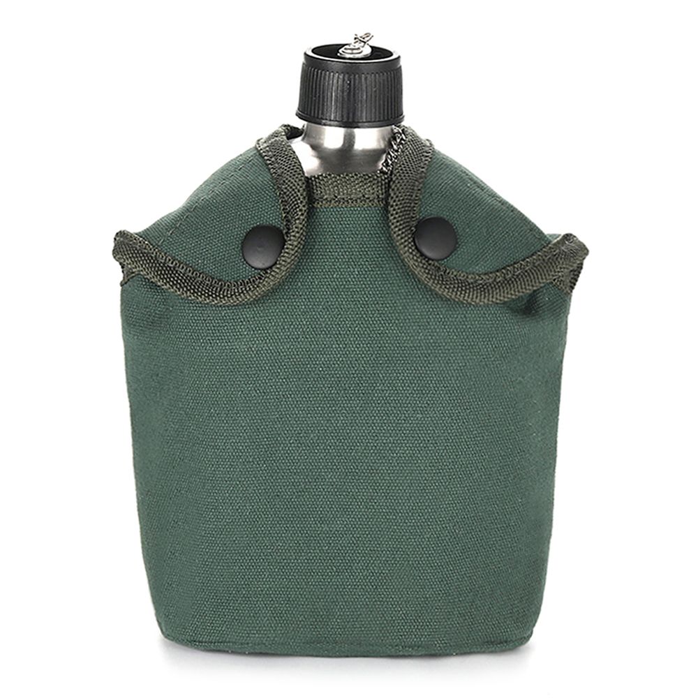 2pcs 1000ml 600ml Stainless Steel Military Canteen Cup Set