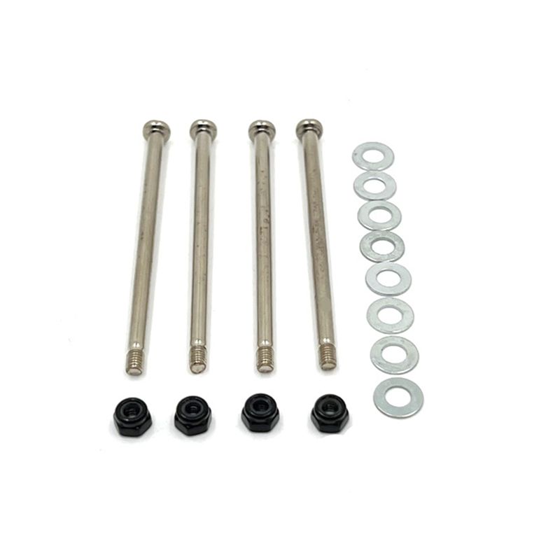 Metal Reinforced Swing Arm Fixed Screw Pin with Shaft Sleeve for WLtoys 104001 104002 104072 1/10 RC Car Parts Yellow