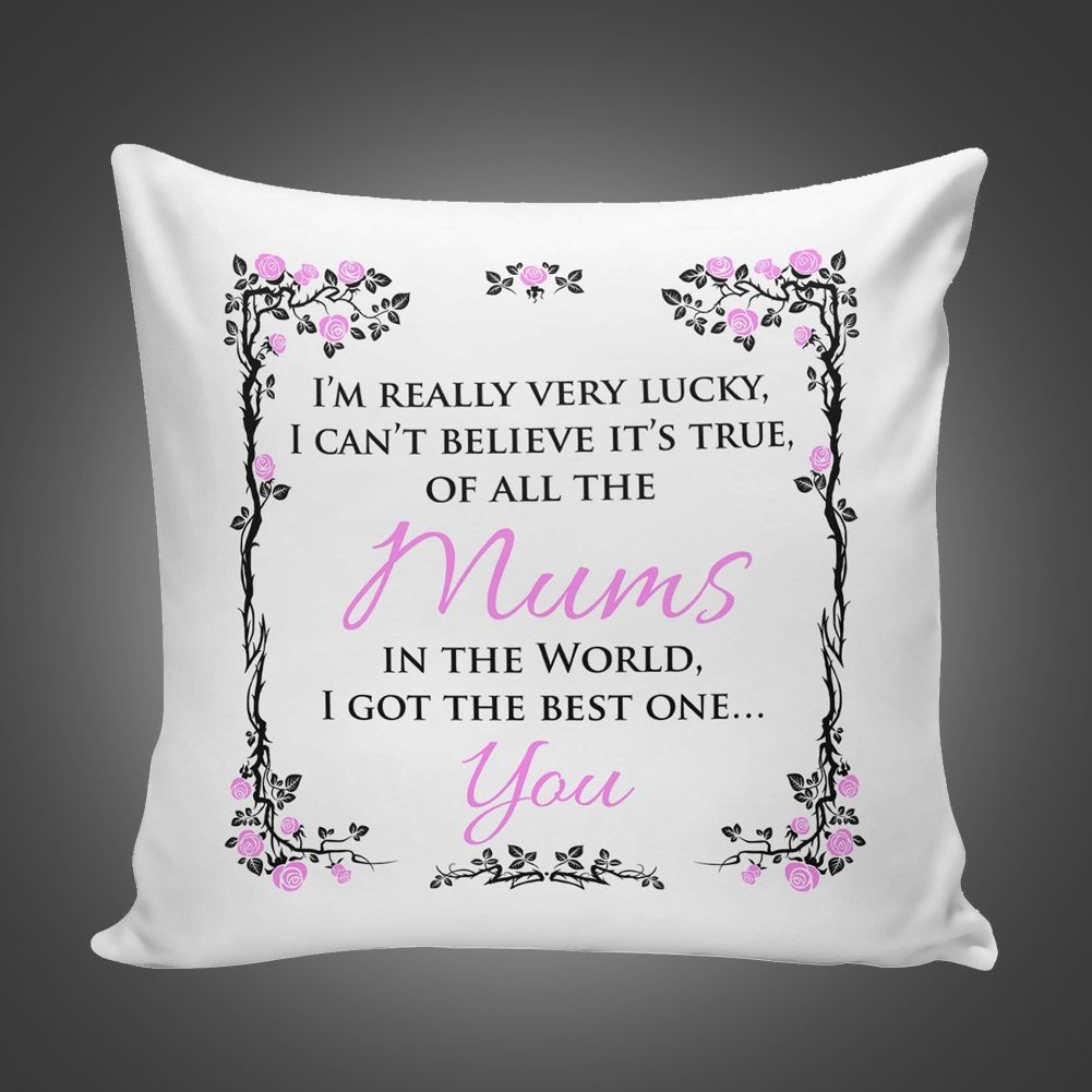 Mother's Day Best Mom Throw Pillow Case Cushion Cover Sofa-