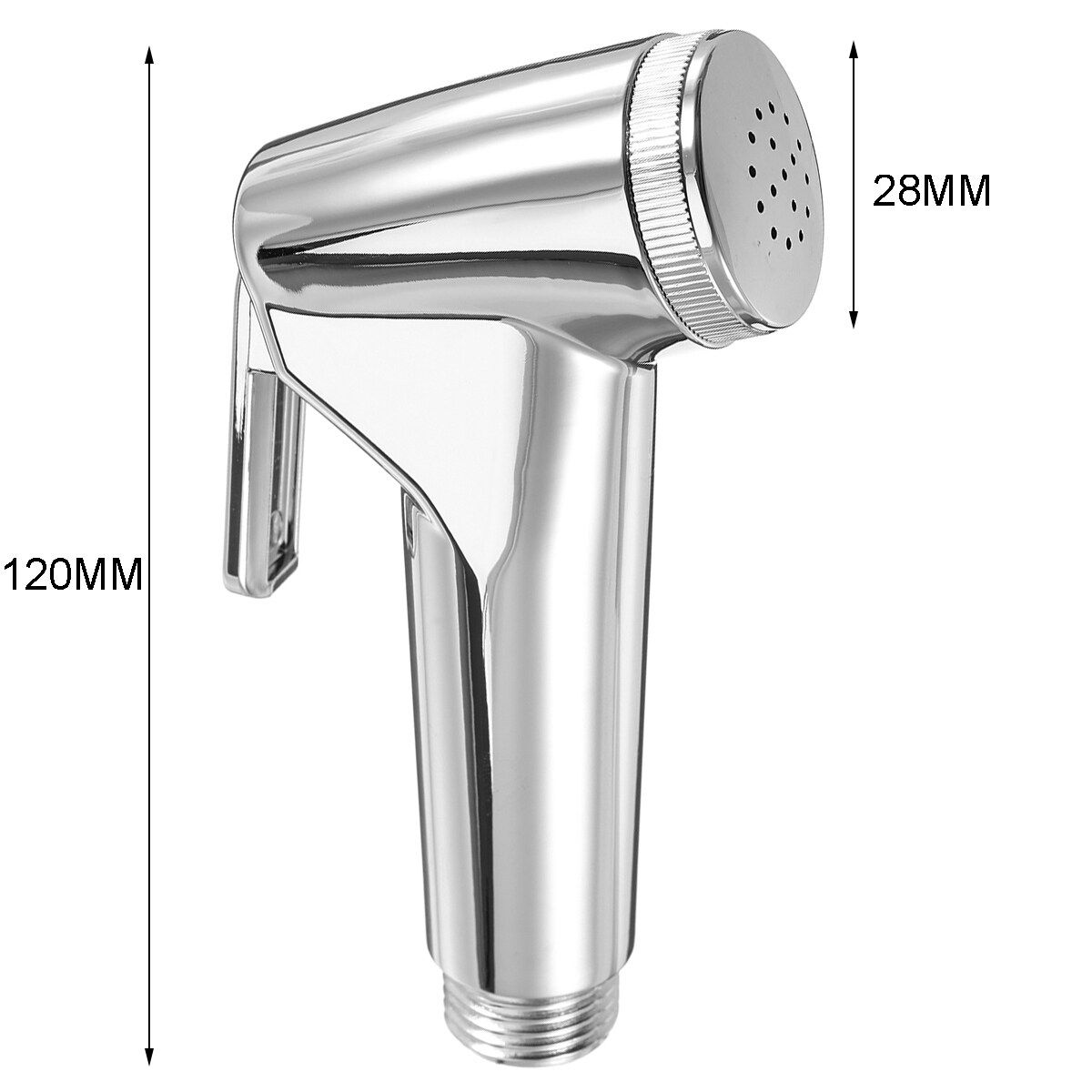 ABS Portable Handheld Bidet Sprayer Set For Toilet Retractable Spring Hose Adapter Free Mounting Bracket Cleaning Tool
