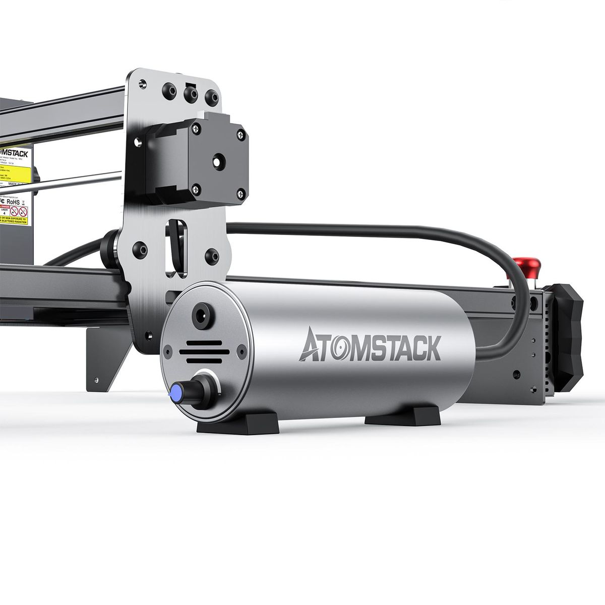 ATOMSTACK Laser Cutting/Engraving Air-Assisted Accessories HIgh Airflow 10-30L/min Adjustable to Remove Smoke and Dust Easy to Install for ATOMSTACK A5 X7 S10 A10 PRO Laser Engraver