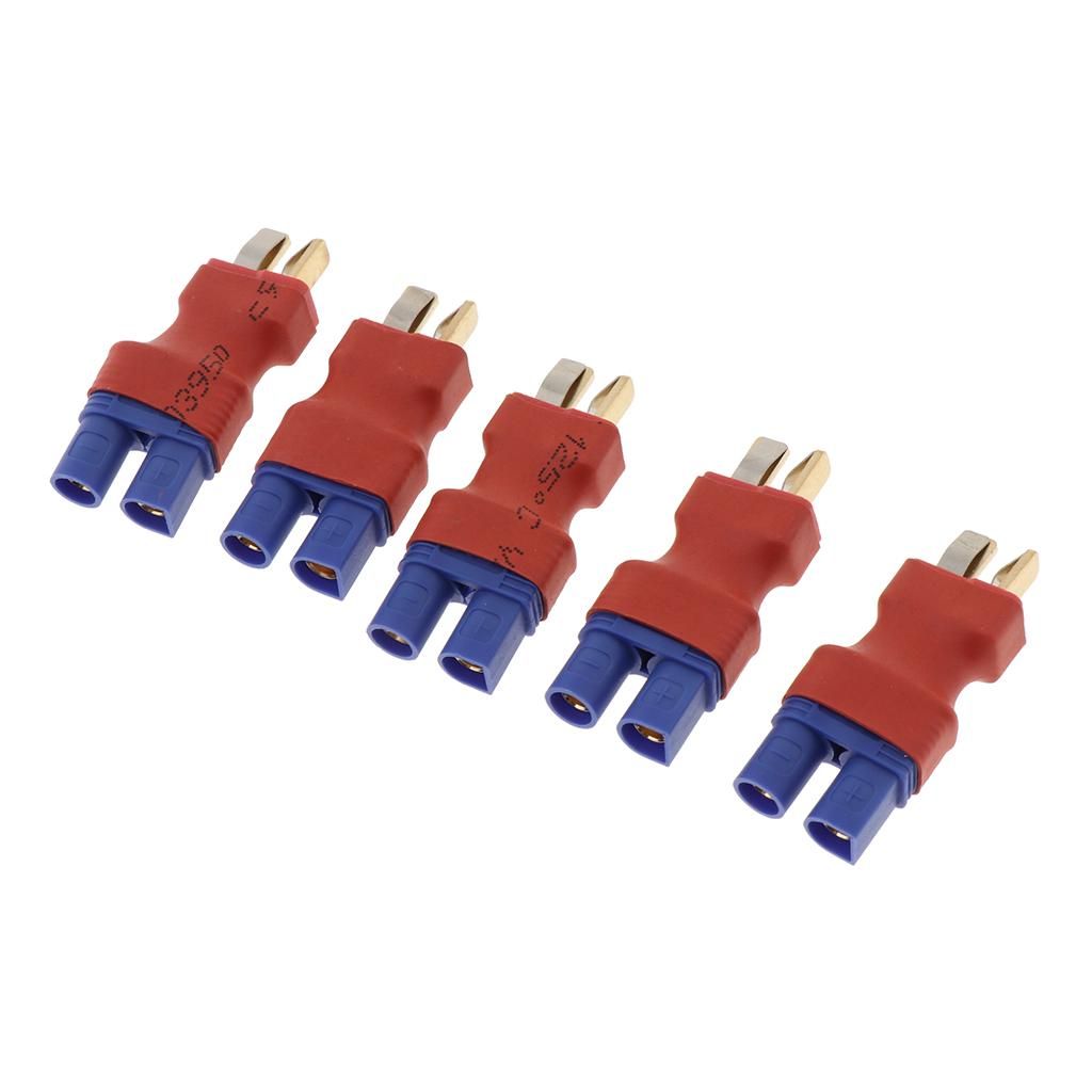 5PCS EC3 Female To Deans Style T-Plug Male Converter For RC LiPo