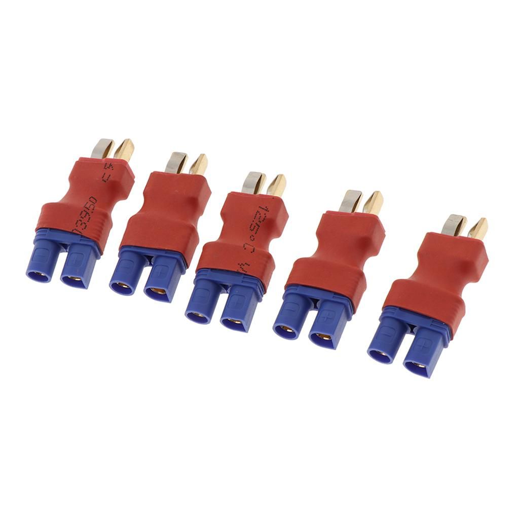 5PCS EC3 Female To Deans Style T-Plug Male Converter For RC LiPo