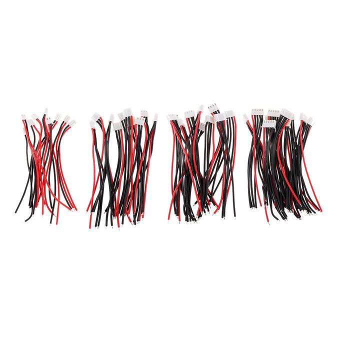 30PCS Silicone Cable Wire 100mm For 2s 3s And 4s LiPo Battery Balance