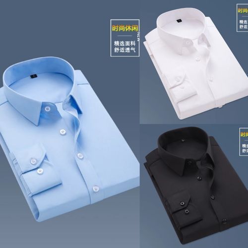 3 In 1 Set Of Fitted UNISEX Long Sleeve Shirt.