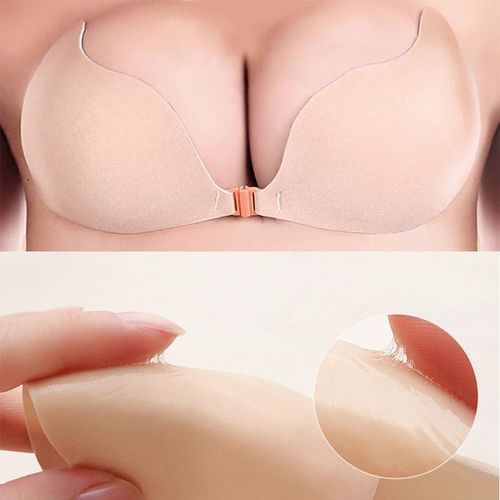 1 Pcs Lady Sexy Lingerie Butterfly Mesh Silicone Bust Front Closure Invisible