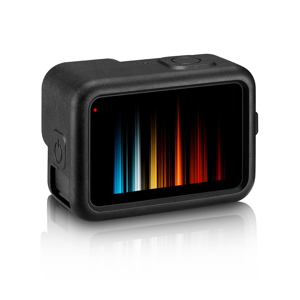 For GoPro HERO9 Black Silicone Protective Case(Black)