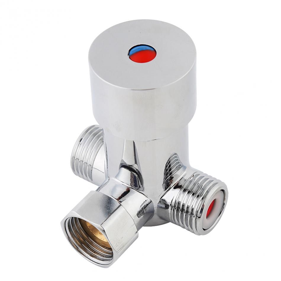 New G1/2 Hot Cold Water Mixing Valve Thermostatic Mixer For
