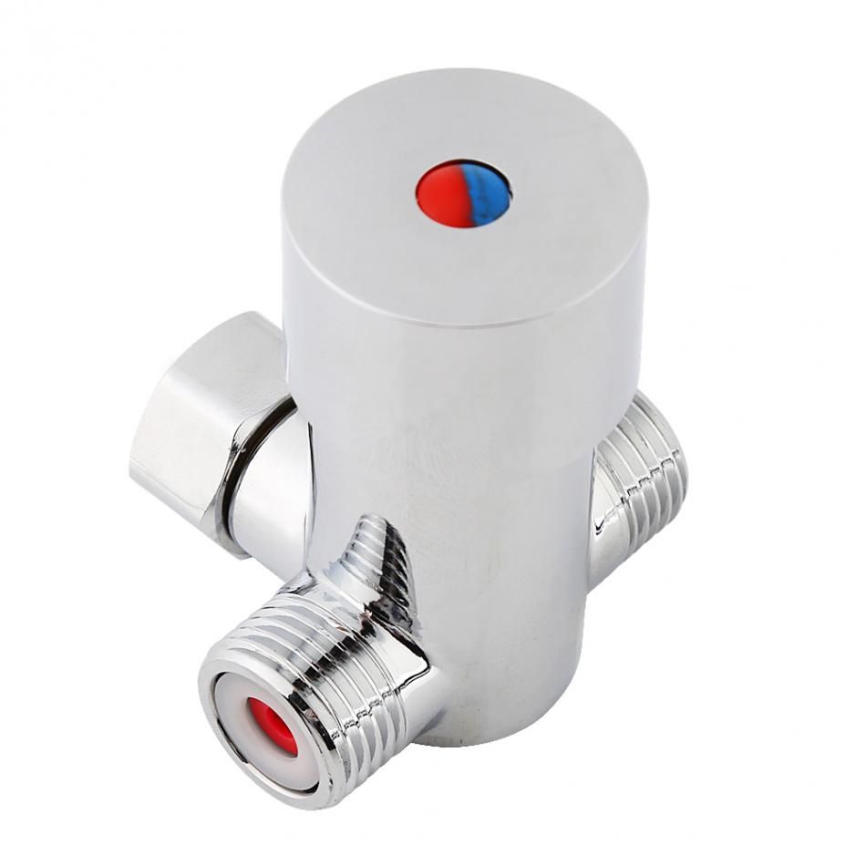 New G1/2 Hot Cold Water Mixing Valve Thermostatic Mixer For
