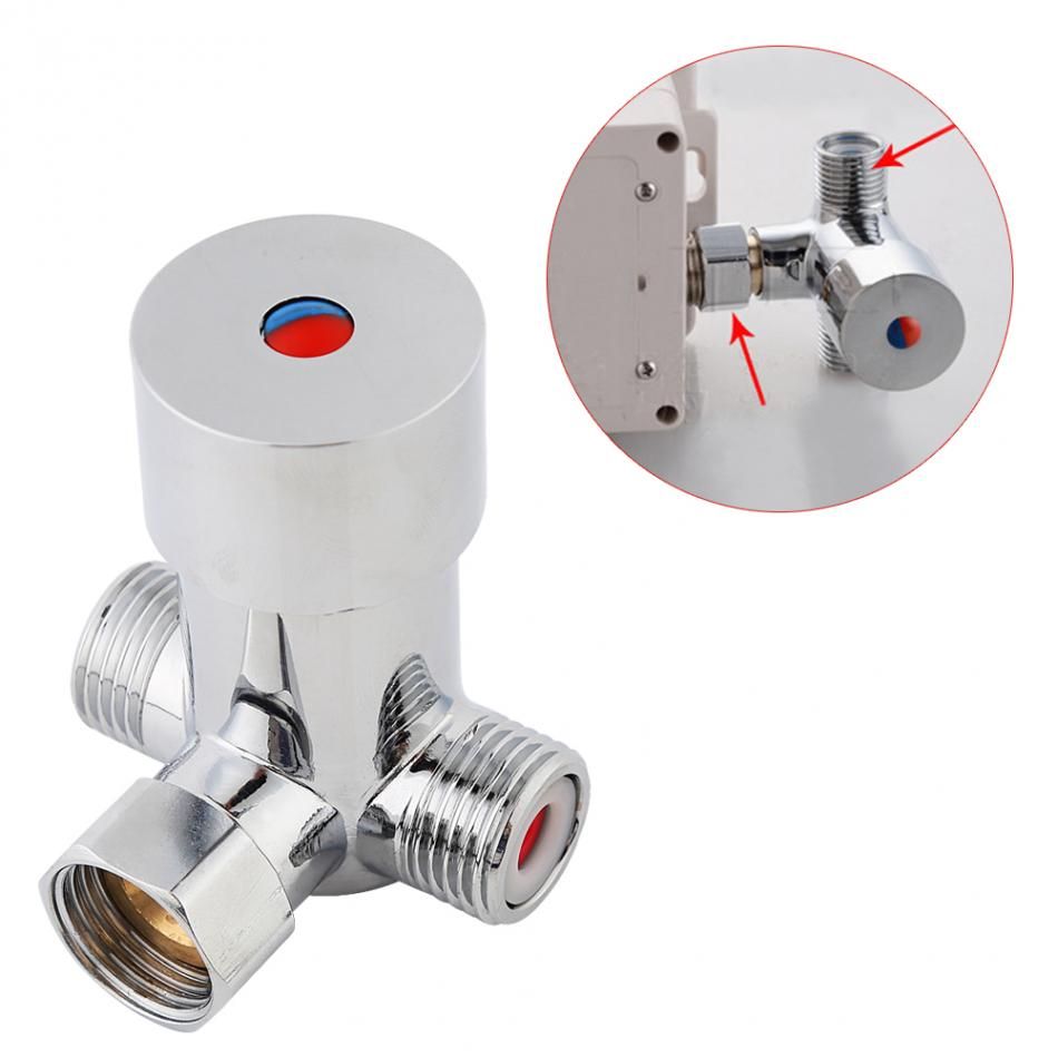 New G1/2 Hot Cold Water Mixing Valve Thermostatic Mixer For