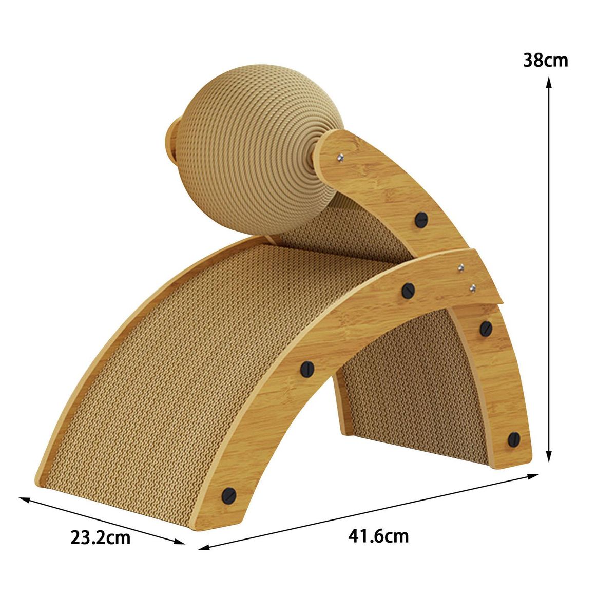 Cat Scratcher Pad Scratch Ball Multifunctional For Cat