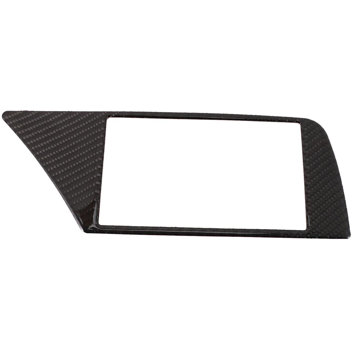 New Carbon Fiber Interior GPS Navigator Cover Trim Fit for