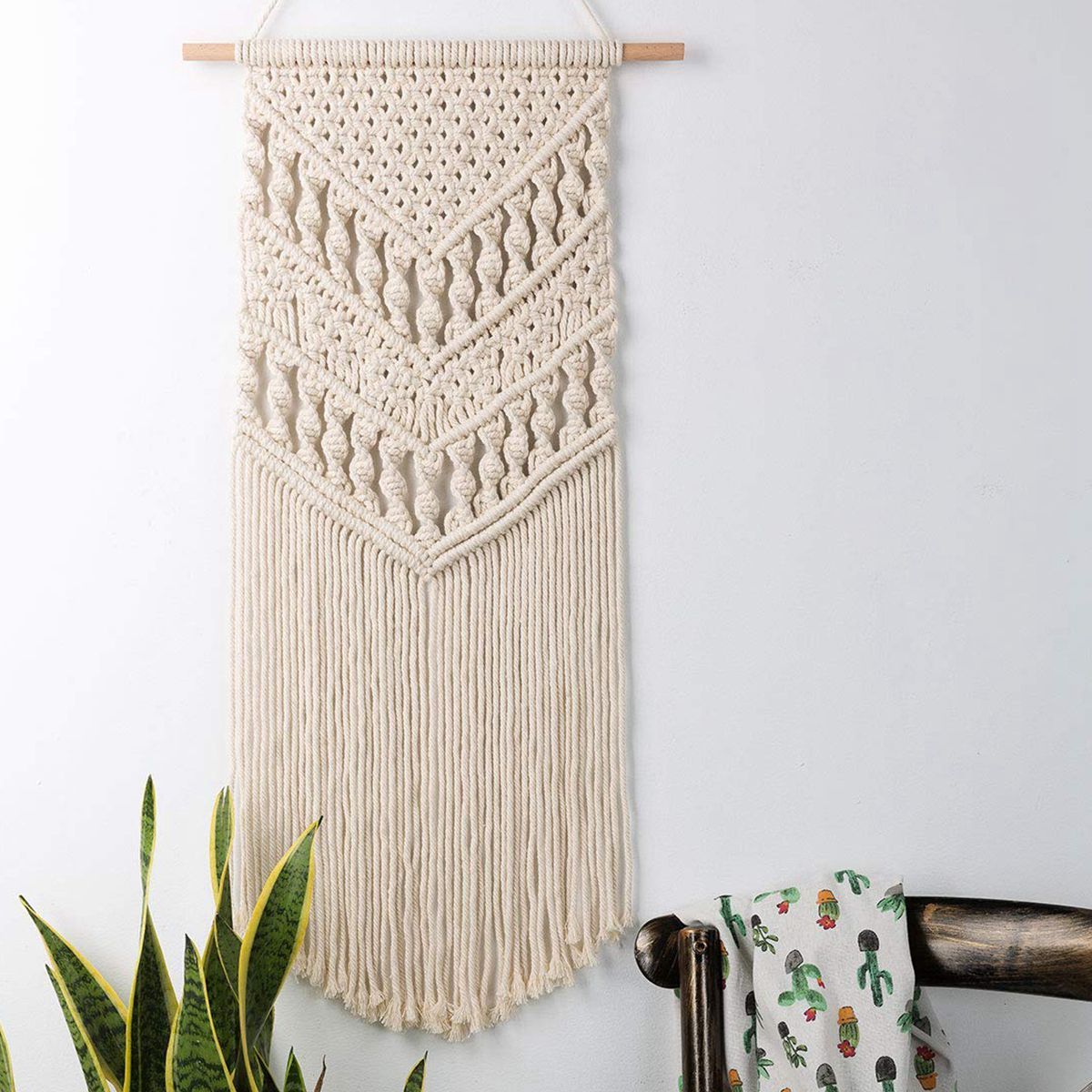 Macrame Woven Wall Hanging Boho Chic Bohemian Room
