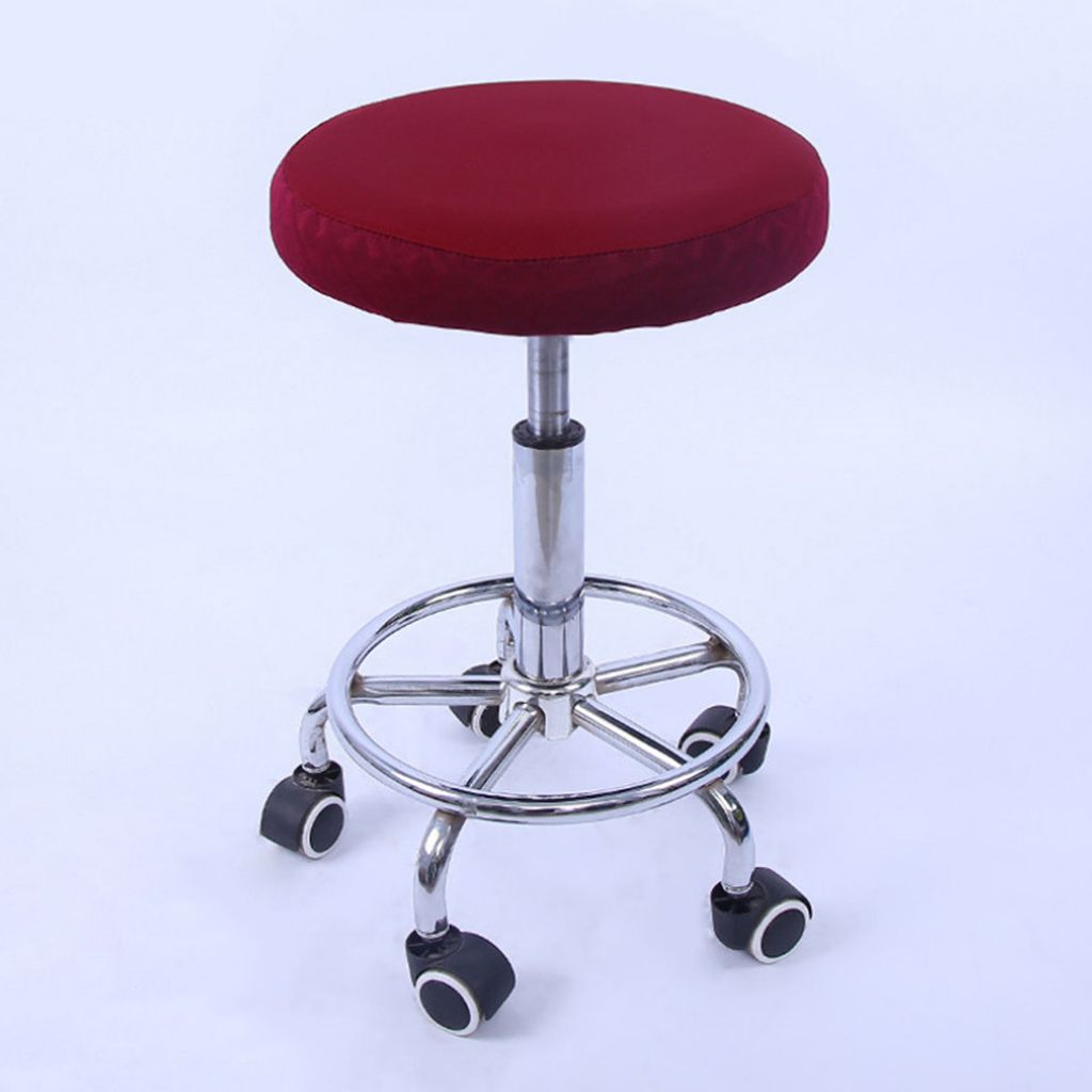 28-35cm Stretch Elastic Bar Stool Cover Round Chair Seat Cover