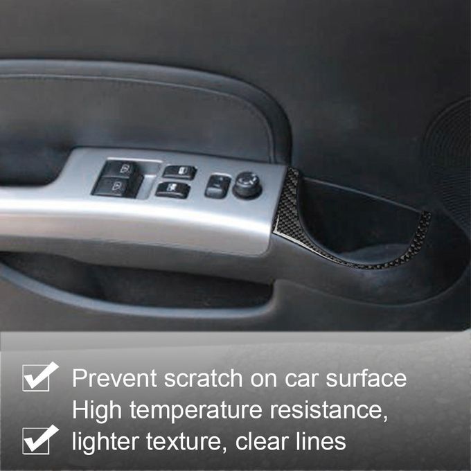 2Pcs Car Door Water Bottle Holder Sticker Decal Auto-Black