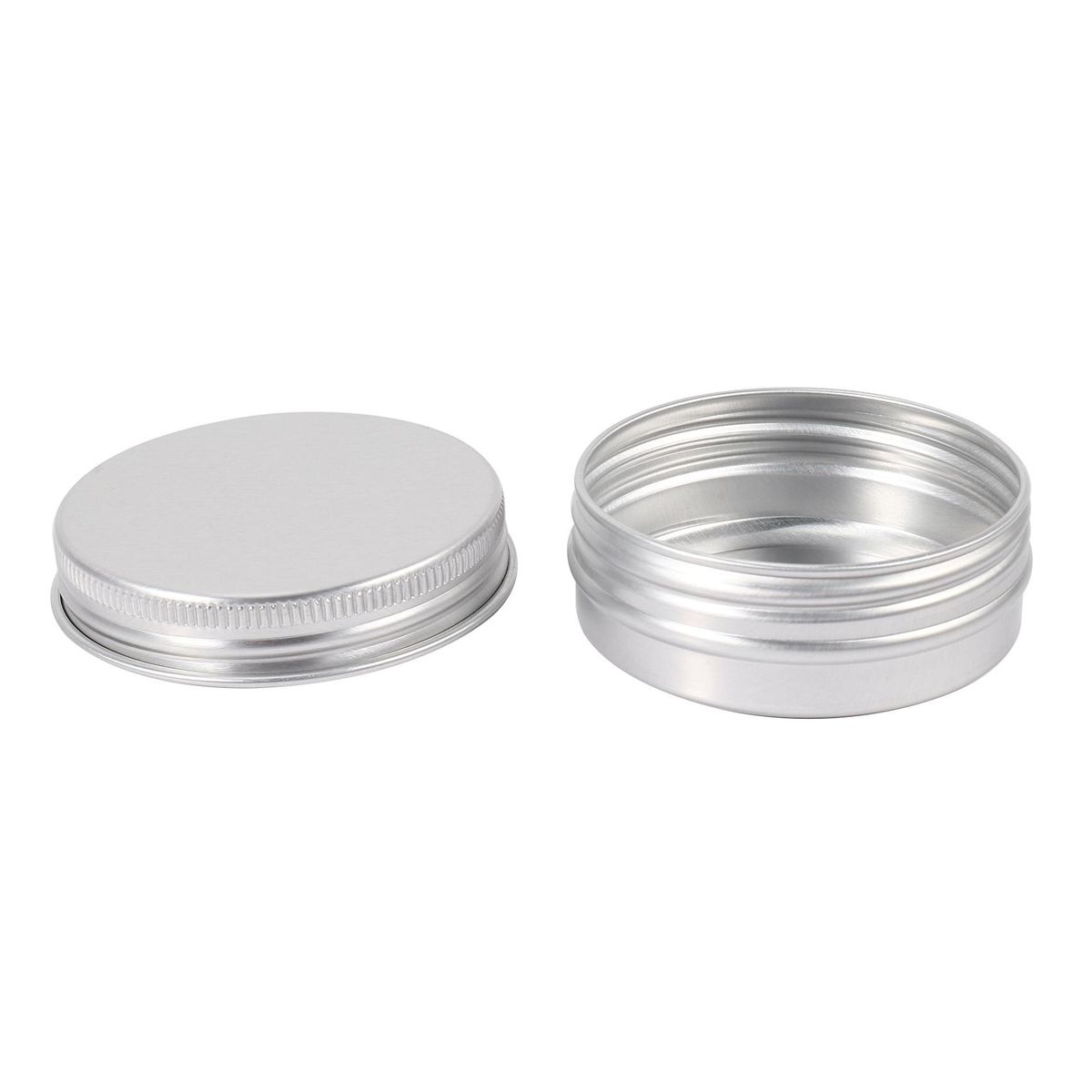 Pack of 10 Balm Nail Art Cosmetic Cream Make Up Pot Lip Jar Tin Case Container Screw Capacity (Empty) for DIY Cosmetics/Beauty Products (30ml)