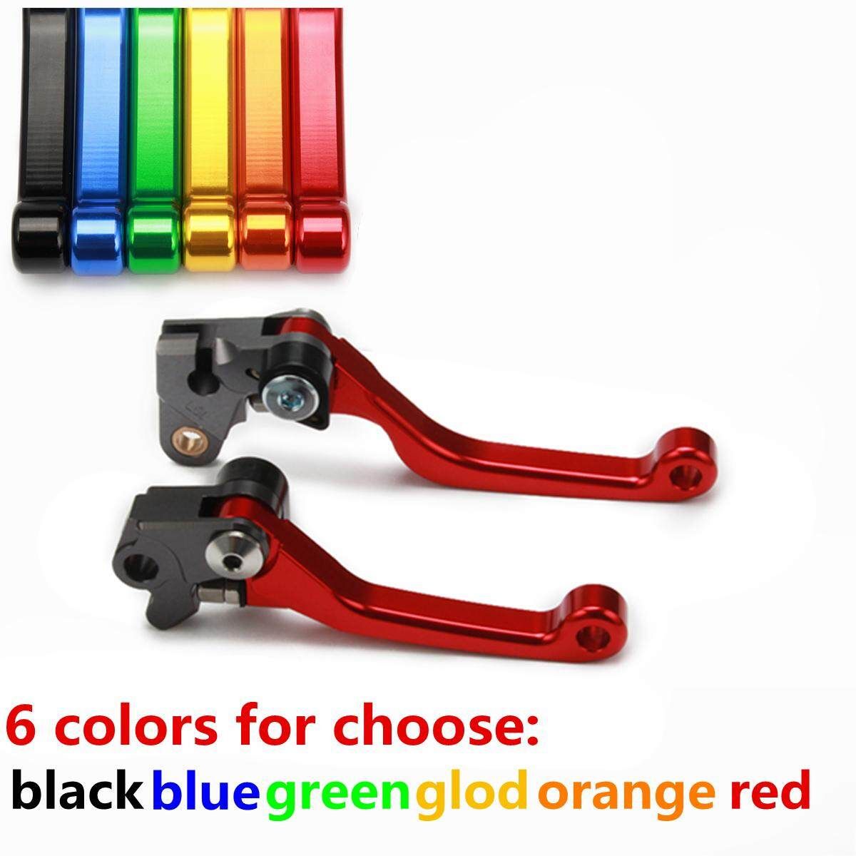 Black Pivot Brake Clutch Lever For Honda CR80R/85R CRF125F CRF150R CR125R/250R Black (black)