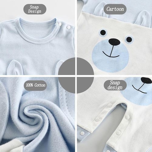 3pcs/lot Long Sleeve Romper Onesies Baby Bodysuits